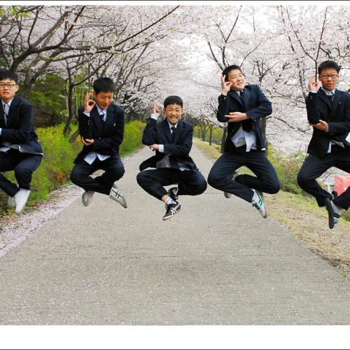 단체로 공중부양