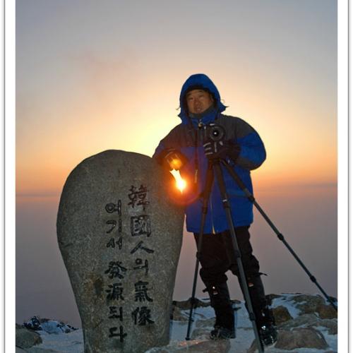 태양의 기를 받으며..