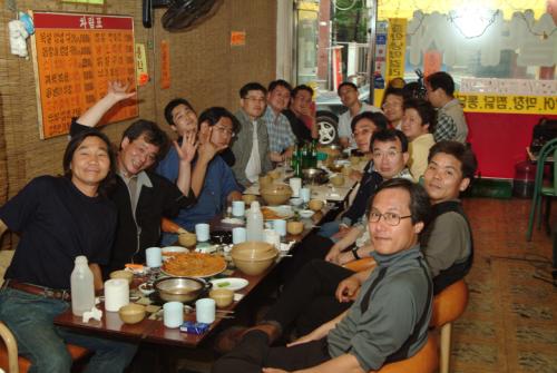 모델 촬영 뒤풀이