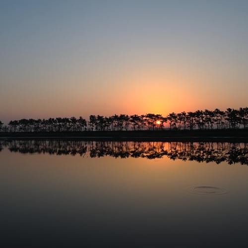 계화도 아침입니다...