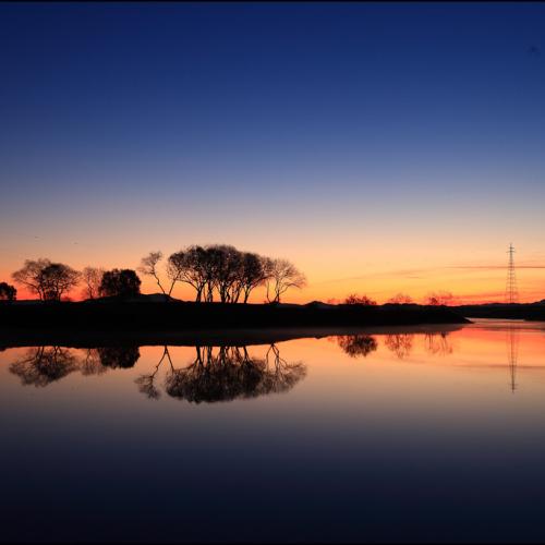 영산강 반영....