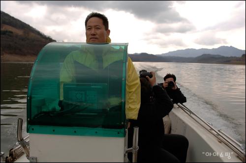 '바다'님 배위에서