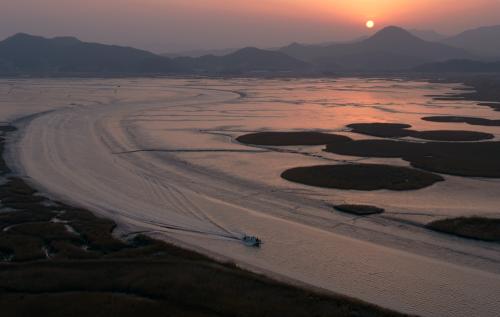 해질녘의순천만