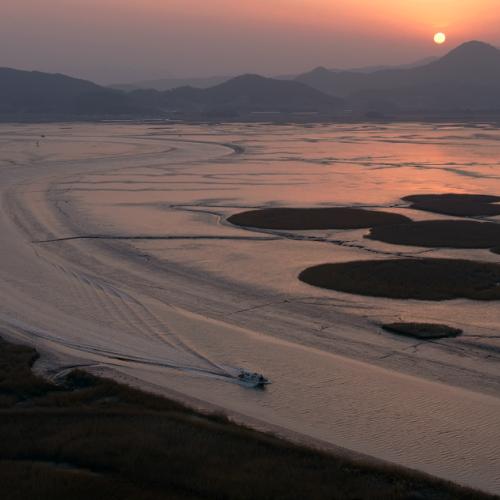 해질녘의순천만