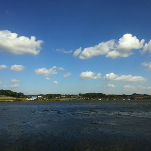 구름이 있어 상쾌한 가을