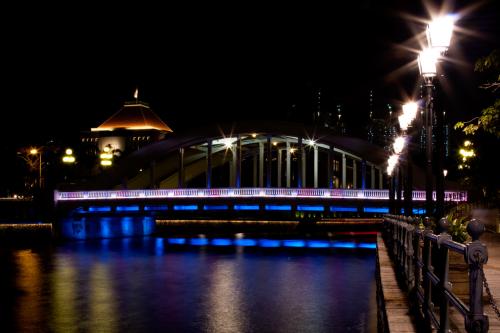 A Night view of Singapore