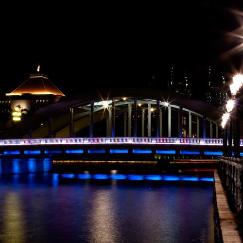 A Night view of Singapore