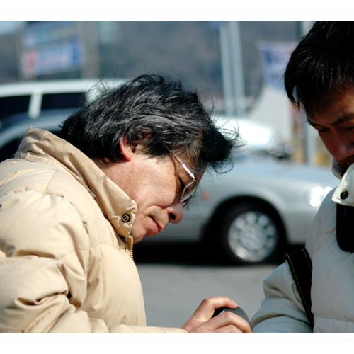 점심 드시러 온 옛풍님과, 옆엔 버팔로님