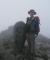 안개낀 천왕봉