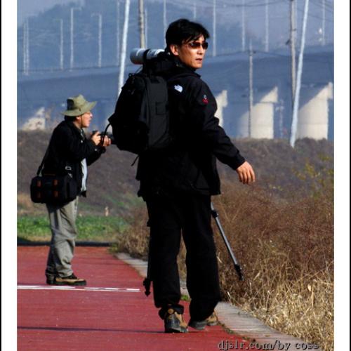 갑천변의 사냥꾼(?)