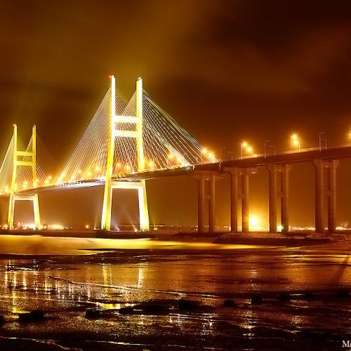 어젯밤 서해대교 야경