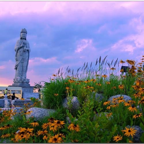 해질녘의 낙산사