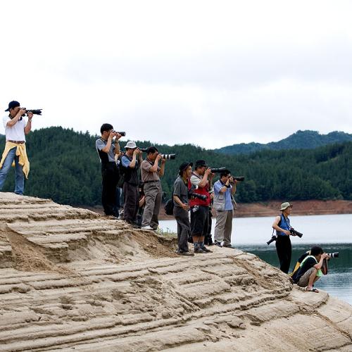 누드출사에서..