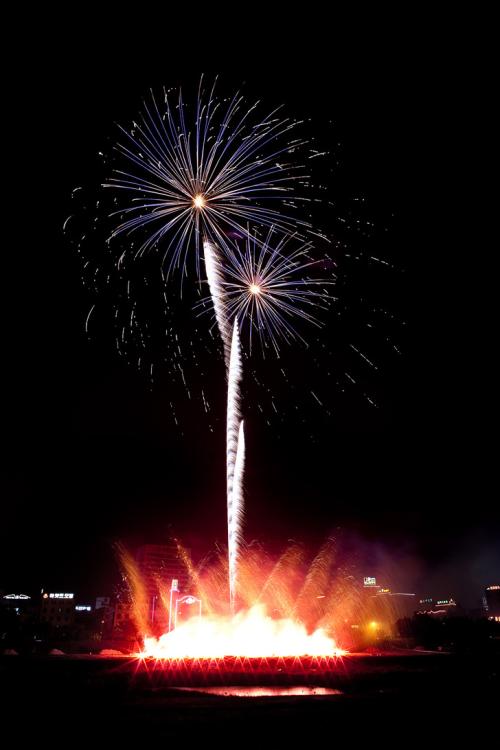 유성 눈꽃축제에서..