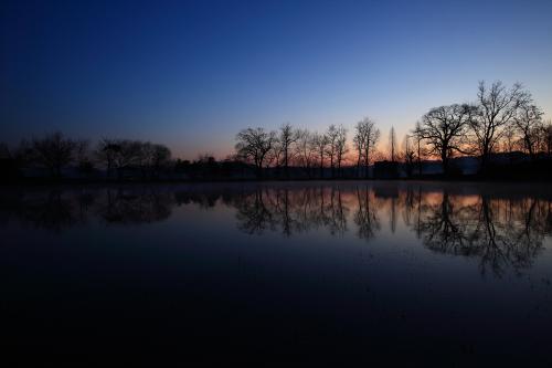 방죽골 여명과 일출...