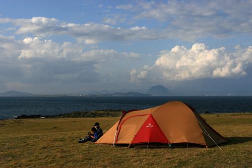 마라도 캠핑