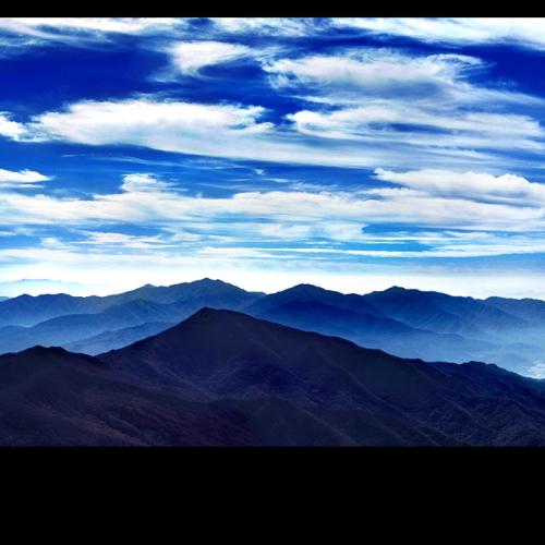 지리산의 아침 -(파노라마)-