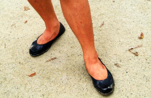 누구의 신발인지....