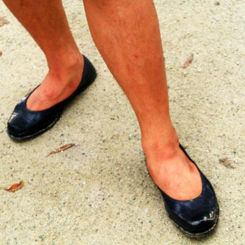 누구의 신발인지....