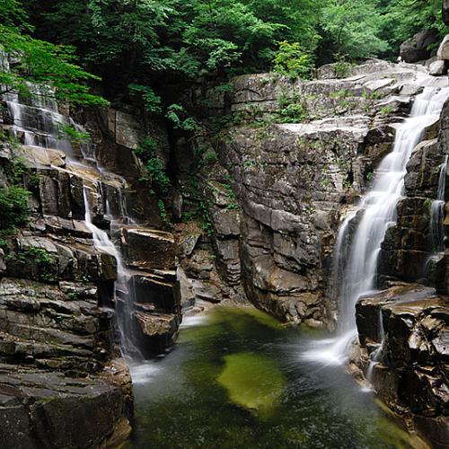 무릉계곡 쌍폭포