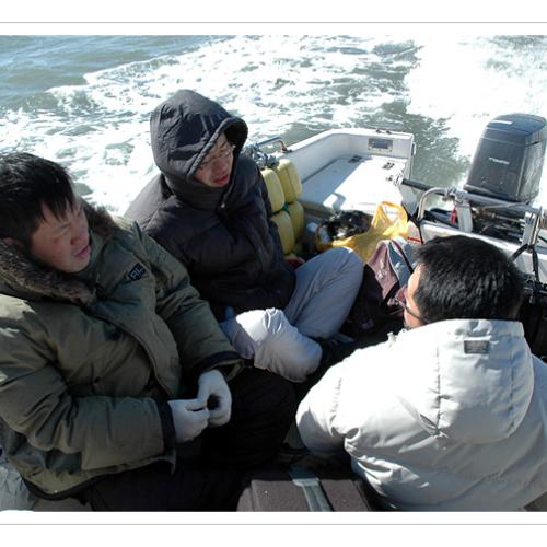 쉼터님, 버팔로님, 율리님 뒷모습..