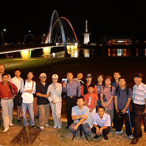 16일 엑스포다리 야경촬영 단체사진