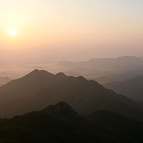 대둔산 일출 파노라마