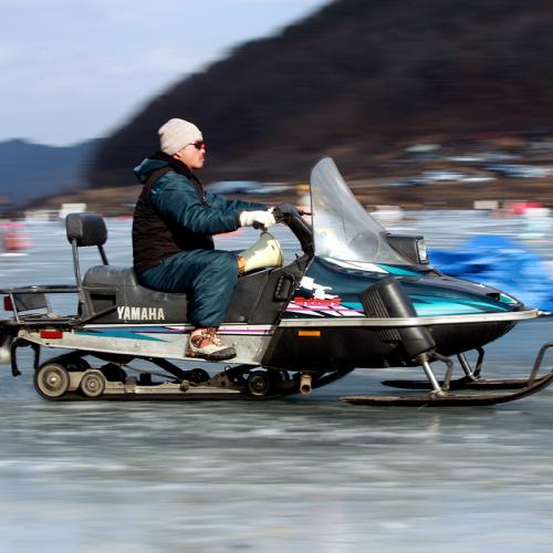 겨울을 즐기다(패닝샷)