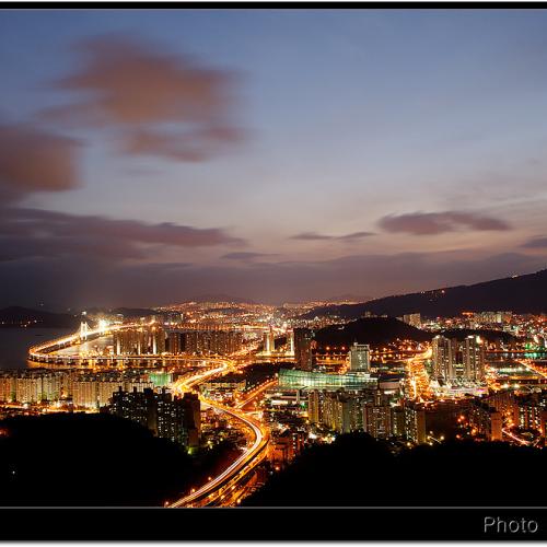 부산 광안대교 야경