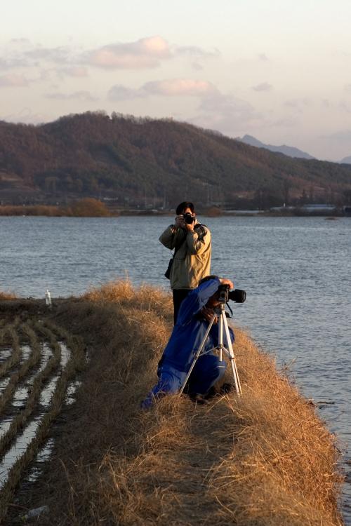 찍는사람 찍히는 사람.