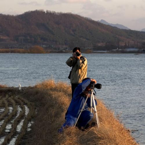 찍는사람 찍히는 사람.
