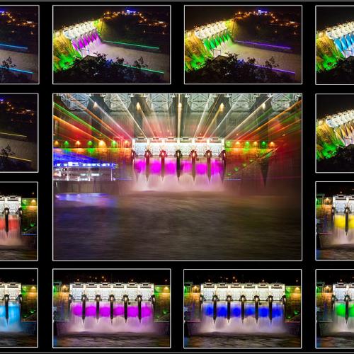 대청댐 야경모음