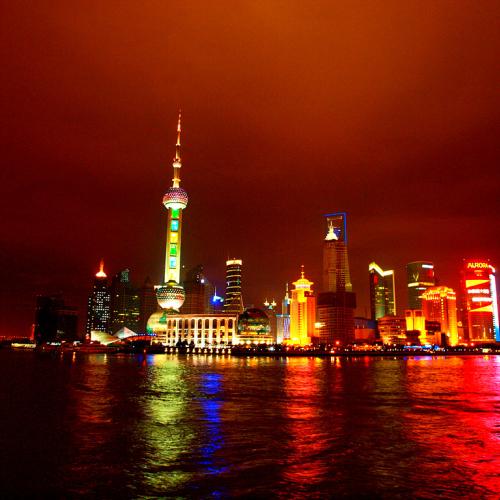 상해 포동지구 풍경