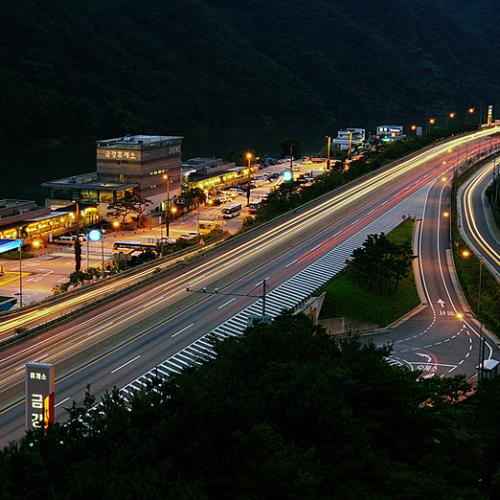 금강휴게소 야경