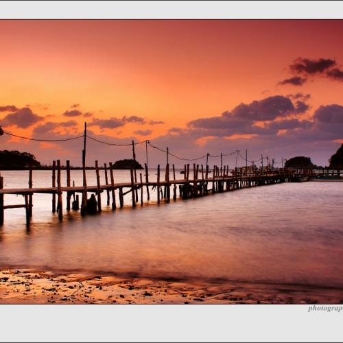 황홀한 다대포의 새벽