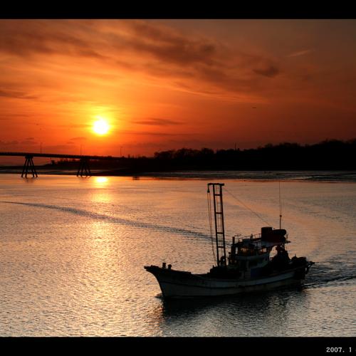 소래포구에서...