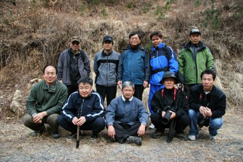 노루귀 촬영 단체사진