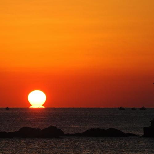 여수 작금 - 등대일출