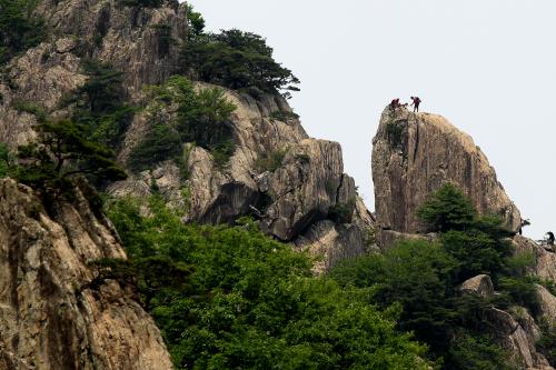 대둔산 암벽등반