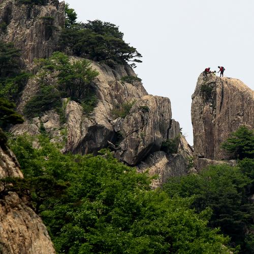 대둔산 암벽등반