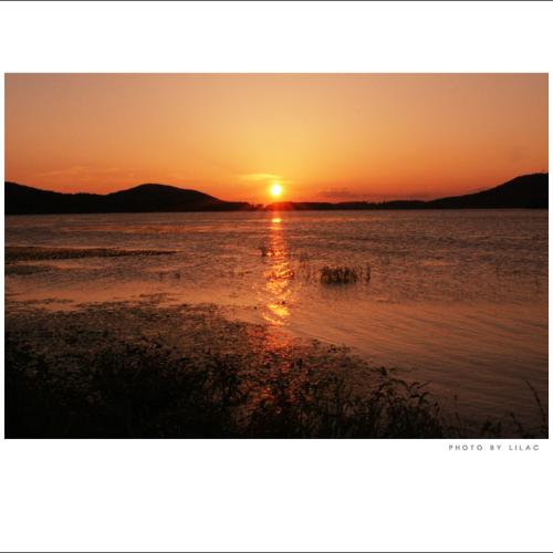 아름다운 탑정의 노을